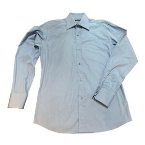 Gucci Men's Blue  Dress Shirt